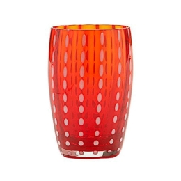 Ποτήρι Νερού Perle PR00111 320ml Red Zafferano Γυαλί