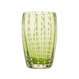 Ποτήρι Νερού Perle PR00113 320ml Lime Zafferano Γυαλί