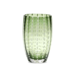 Ποτήρι Νερού Perle PR00125 320ml Green Zafferano Γυαλί