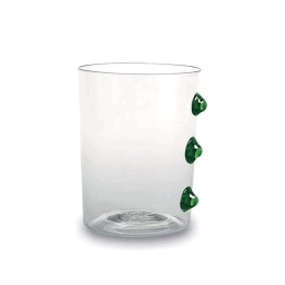 Ποτήρι Νερού Petoni PT00113 370ml Green-Clear Zafferano Γυαλί