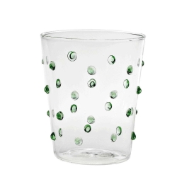 Ποτήρι Νερού Party PY00113 450ml Green-Clear Zafferano Γυαλί