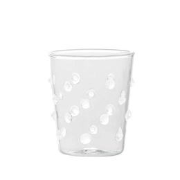 Ποτήρι Party Junior PY00300 95ml White-Clear Zafferano Γυαλί