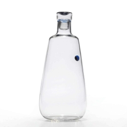 Καράφα Με Πώμα Uniche UN01207 9,5x24,5cm 850ml Blue-Clear Zafferano Γυαλί