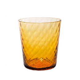 Ποτήρι Veneziano VN00104 330ml Amber Zafferano Γυαλί