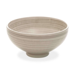 Μπωλ Σερβιρίσματος Pàtera PA00900 Φ18x8cm 900ml Beige Zafferano Κεραμικό