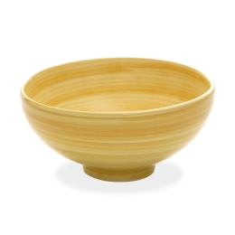 Μπωλ Σερβιρίσματος Pàtera PA00918 Φ18x8cm 900ml Yellow Zafferano Κεραμικό