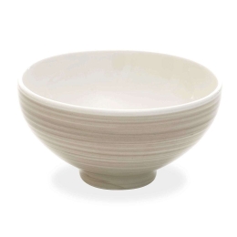 Μπωλ Σερβιρίσματος Pàtera PA90900 Φ18x8cm 900ml Beige-White Zafferano Κεραμικό