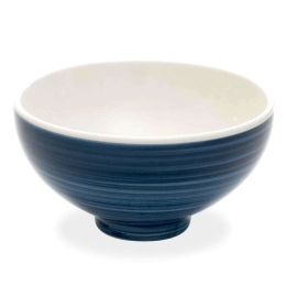 Μπωλ Σερβιρίσματος Pàtera PA90907 Φ18x8cm 900ml Blue-White Zafferano Κεραμικό