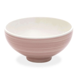 Μπωλ Σερβιρίσματος Pàtera PA90908 Φ18x8cm 900ml Pink-White Zafferano Κεραμικό
