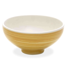 Μπωλ Σερβιρίσματος Pàtera PA90918 Φ18x8cm 900ml Yellow-White Zafferano Κεραμικό