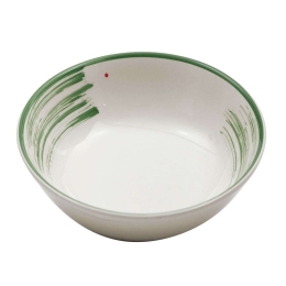 Πιάτο Βαθύ Prato PRT0500 Φ22cm Green-White Zafferano Κεραμικό