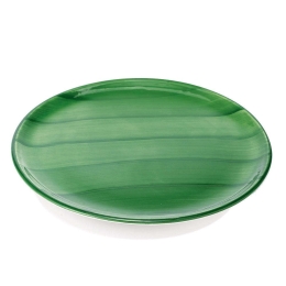 Πιάτο Ρηχό Striche SK00413 Φ27cm Green Zafferano Κεραμικό
