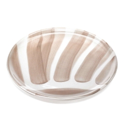 Πιατέλα Σερβιρίσματος Στρογγυλή Striche SK00700 Φ33cm White-Beige Zafferano Κεραμικό