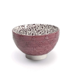 Μπωλ Δημητριακών Tue Tex TU00311 Φ11,5cm Amethyst Zafferano Κεραμικό