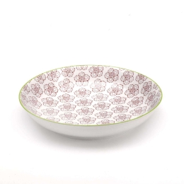 Πιάτο Βαθύ Tue TU00508 Φ20,5cm Pink Zafferano Κεραμικό