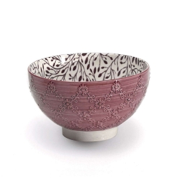 Μπωλ Δημητριακών Tue Tex TU00611 Φ15,2cm Amethyst Zafferano Κεραμικό