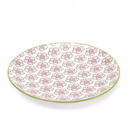 Πιάτο Γλυκού Tue TU01408 Φ21,5cm Pink Zafferano Κεραμικό