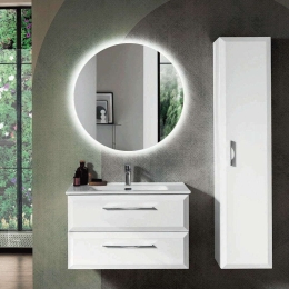 Στήλη Μπάνιου Cleide 35x33x160cm White Matte Bluelife Mdf