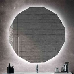 Καθρέπτης Με Φωτισμό Led Gena 15W 4000K Clear Bluelife Γυαλί