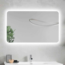 Καθρέπτης Με Φωτισμό Led Darla 80x60cm 14W 4000K Clear Bluelife Γυαλί
