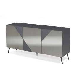 Μπουφές Arte 180x50x80cm Anthracite-Smoke Capodarte