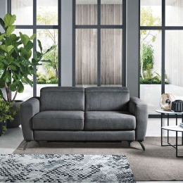 Καναπές-Κρεβάτι Τριθέσιος Eric 187x95x75+22cm Anthracite Capodarte
