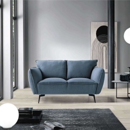 Καναπές Διθέσιος Nicolas 158x88x80cm Aquamarine Capodarte