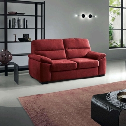 Καναπές Τριθέσιος Tom 180x92x95cm Red Capodarte