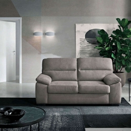 Καναπές Τριθέσιος Tom 180x92x95cm Warm Grey Capodarte