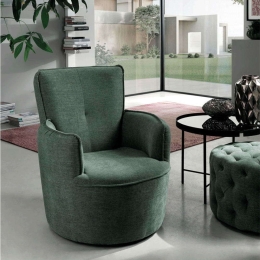 Πολυθρόνα Archie 74x82x87cm Green Capodarte