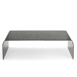 Τραπεζάκι Σαλονιού Giano 110x55x30cm Smoke Capodarte