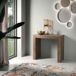 Τραπέζι Επεκτεινόμενο- Κονσόλα Marta 95x45x76cm Teak Capodarte