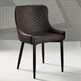 Καρέκλα Cloud 51x58x81cm Dark Brown Capodarte