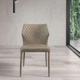 Καρέκλα Tego 49x53x84cm Dove Grey Capodarte
