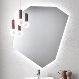 Καθρέπτης Τοίχου Self SELF9399,5 93x99,5cm Led 4,6W 4000K Clear Bluelife Γυαλί