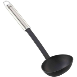 Κουτάλα 24057 Inox-Black Leifheit Ατσάλι,Πλαστικό