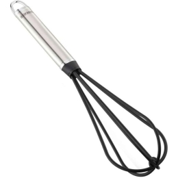Αυγοδάρτης 24062 32cm Inox-Black Leifheit Ατσάλι,Πλαστικό