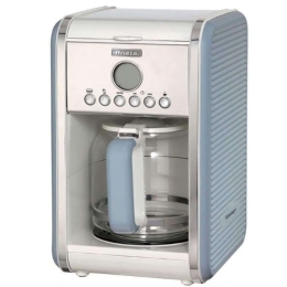 Καφετιέρα Γαλλικού Με Οθόνη Lcd Vintage 1342/05 12cups 960W Light Blue Ariete