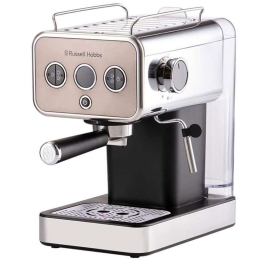 Καφετιέρα Espresso Distinctions 26452-56 1,1lt 1350W 15Bar Inox-Titanium Russell Hobbs Ανοξείδωτο Ατσάλι
