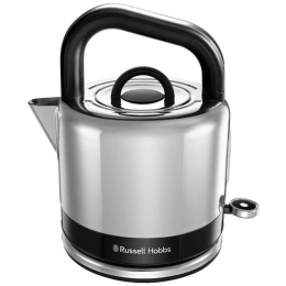 Βραστήρας Distinctions 26420-70 1,5lt 2400W Inox-Black Russell Hobbs Ανοξείδωτο Ατσάλι