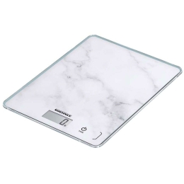 Ζυγαριά Κουζίνας Ψηφιακή Page Compact 61516 20x15x1,3cm 5kg Marble White Soehnle