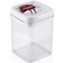 Δοχεία Αποθήκευσης Fresh And Easy 31211 1,6lt White-Red Leifheit Πλαστικό