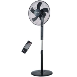 Ανεμιστήρας Με Τηλεχειριστήριο Air Comfort Control 17925 Φ40cm 55W Black Crystal Home