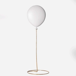 Διακοσμητικό Μπαλόνι 0830-2 80cm White-Gold Supergreens Πολυρεσίνη