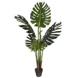 Τεχνητό Δέντρο Μονστέρα Deliciosa 7860-6 80x80x160 Green Supergreens Πολυαιθυλένιο