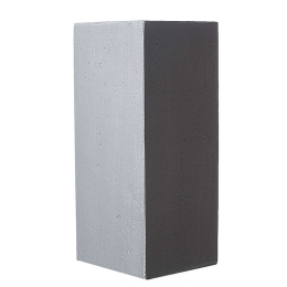 Κασπώ Πήλινο Δαπέδου Rocky XL D-7050-8 41x41x80cm Grey Supergreens Πηλός