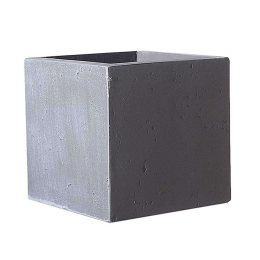 Κασπώ Πήλινο Τετράγωνο Rocky XL D-6050-8 50x50x50 Grey Supergreens Clay