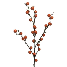 Τεχνητό Κλαδί Μούρο 2670-7 60cm Orange Supergreens Πολυέστερ