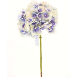Τεχνητό Κλωνάρι Ορτανσία 4380-7 52cm Light Blue Supergreens Πολυαιθυλένιο