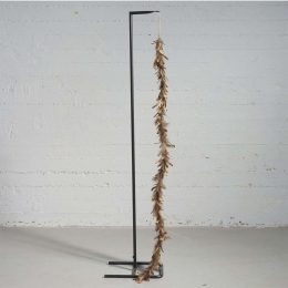 Γιρλάντα Πούπουλα 5200-21 150cm Brown Supergreens Πούπουλο